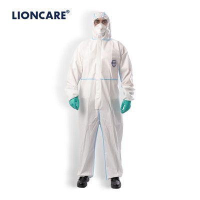 LIONCARE® CoverPlus Coverall Protettiva Disposable B'Ħjatat Marbuta